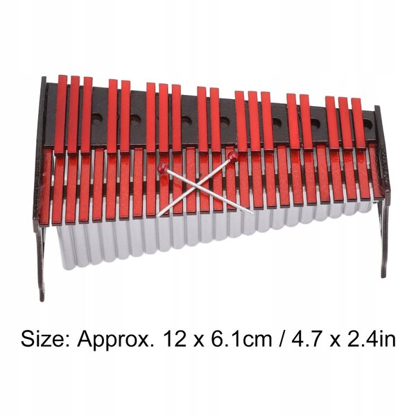 Miniatura Realistica Marimba per Casa delle Bambole, Decorazione Musicale