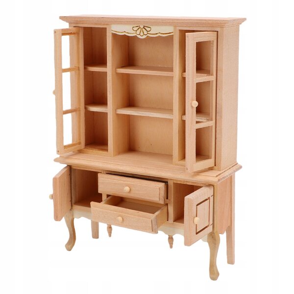 1:12 Holzmöbelminiatur für Puppenhaus, unbemalt, anpassbar