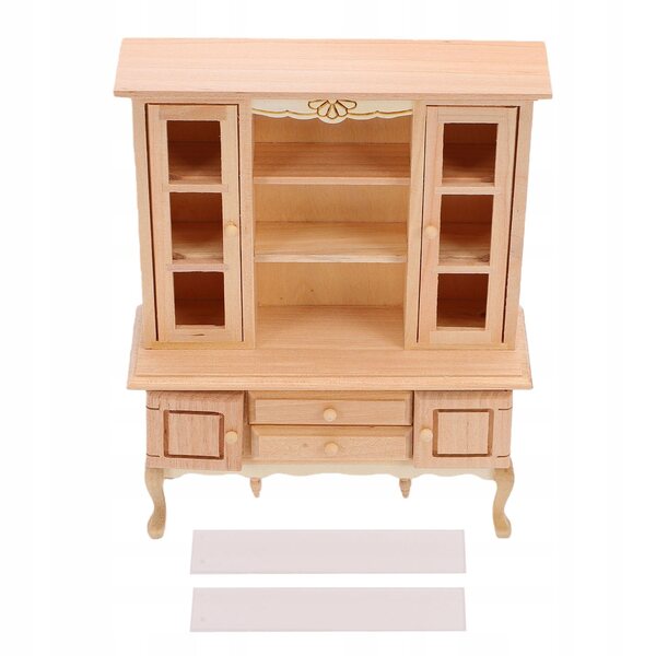 1:12 Holzmöbelminiatur für Puppenhaus, unbemalt, anpassbar
