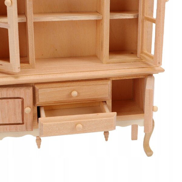 1:12 Holzmöbelminiatur für Puppenhaus, unbemalt, anpassbar
