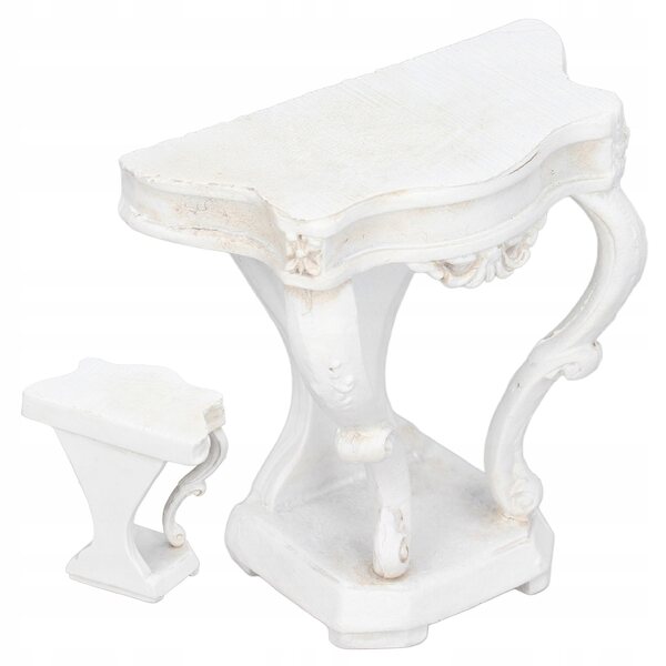 Miniatura credenza in resina stile rococò 1:12 perfetta per casa delle bambole