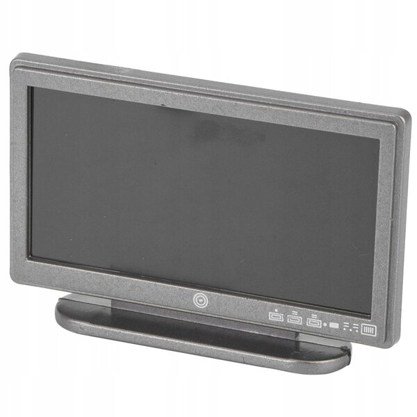 Mini Televisore LCD 1:12 per Casa delle Bambole Accessorio Moderno Decorativo