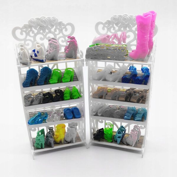 Mini Mobile in Plastica per Scarpe Stabile e Leggero per Bambini 18+