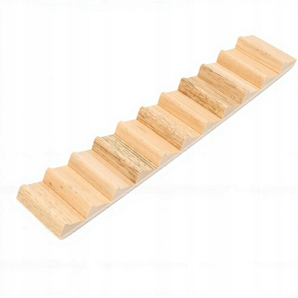 Miniatur-Holztreppe im Maßstab 1:12 unbemalt für Puppenhäuser
