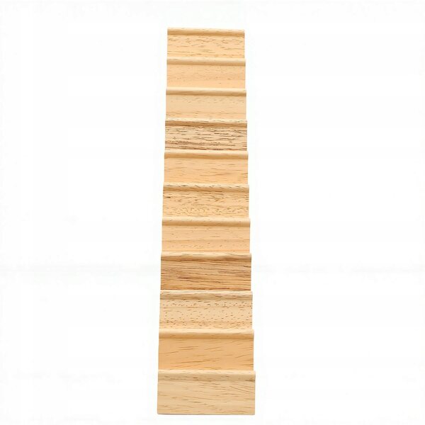 Miniatur-Holztreppe im Maßstab 1:12 unbemalt für Puppenhäuser