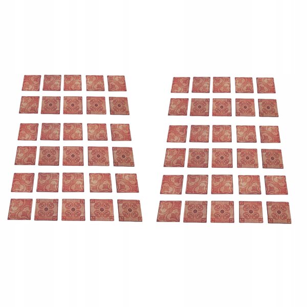 Miniature pavimenti in legno realistici per case delle bambole 1/12 - set 60 pezzi