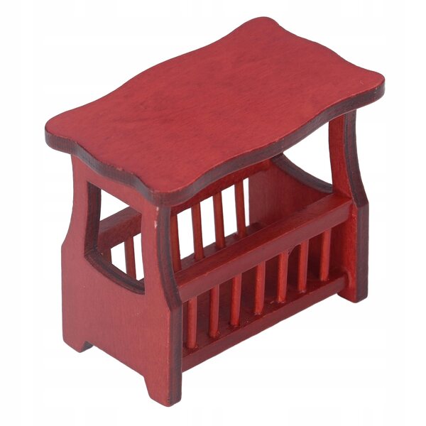 Mini tavolino da tè in legno per casa delle bambole 1:12 stil vintage