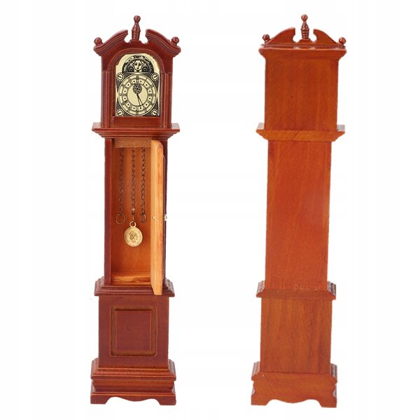Miniatur-Standuhr im Vintage-Stil für elegante Wohnzimmerdekoration