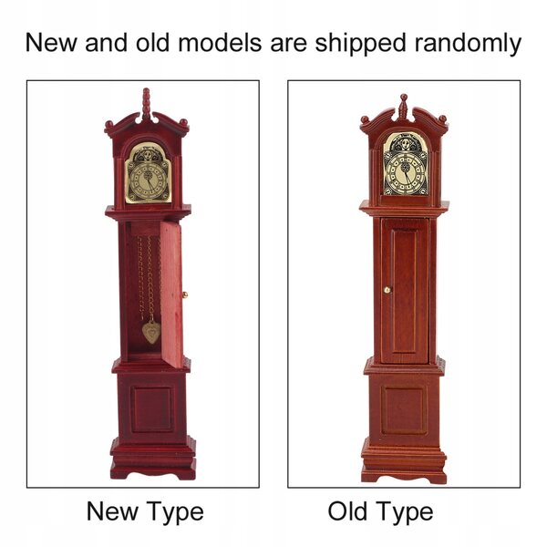 Miniatur-Standuhr im Vintage-Stil für elegante Wohnzimmerdekoration