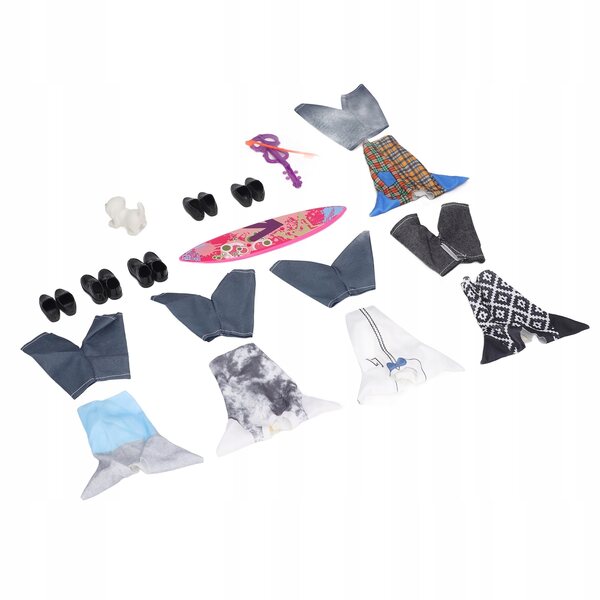 Set Abiti per Bambola con Scarpe Colorate e Accessori per Bambini Creativi
