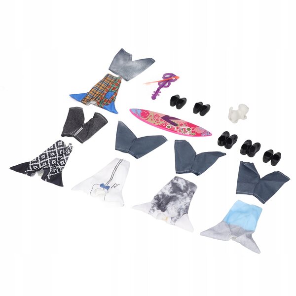 Set Abiti per Bambola con Scarpe Colorate e Accessori per Bambini Creativi