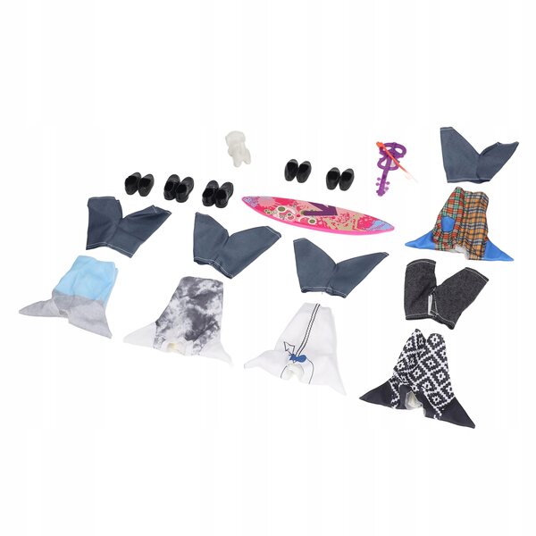 Set Abiti per Bambola con Scarpe Colorate e Accessori per Bambini Creativi