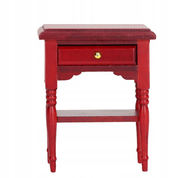 Miniatura Stolik Nocny 1:12 in Legno per Casa delle Bambole