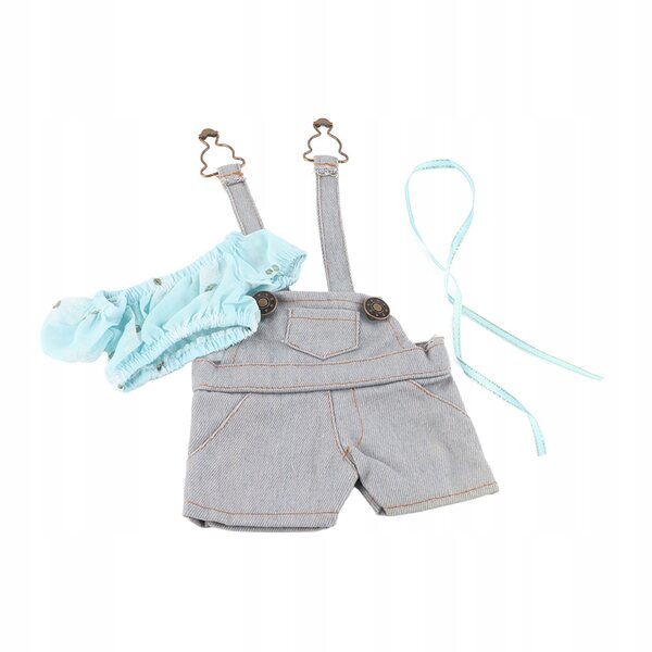 Bunte Strapshose und Oberteil für 18-Zoll-Puppen – Komplettset