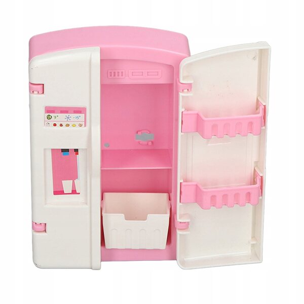 Miniatur-Küchenmöbel-Set mit Kühlschrank für Puppenhaus