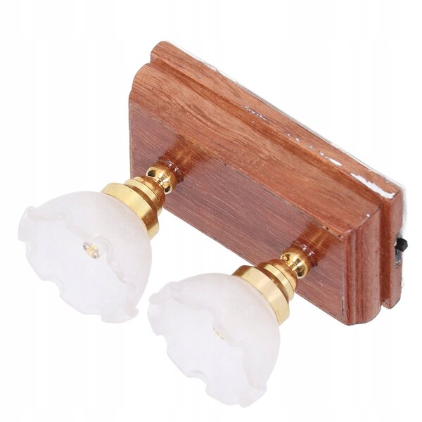 Lampada LED miniatura per casa delle bambole con doppia luce 3W decorativa
