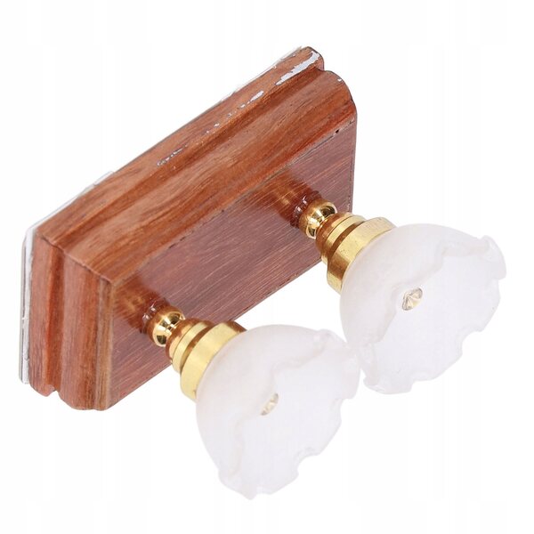 Lampada LED miniatura per casa delle bambole con doppia luce 3W decorativa