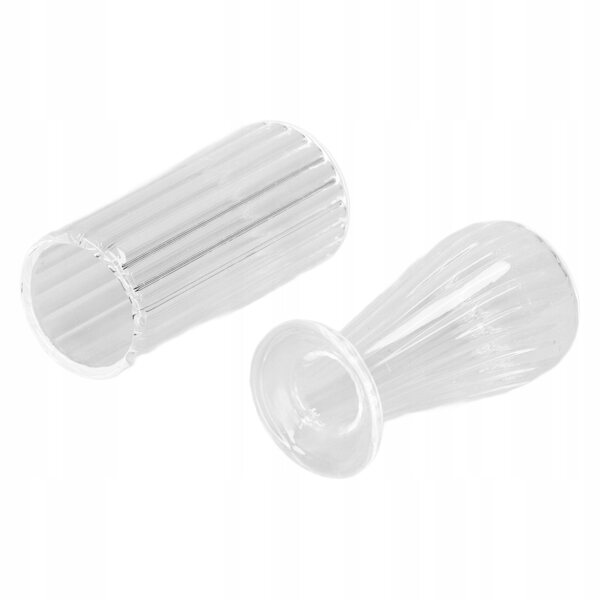 Mini vaso in vetro per casetta delle bambole 1:12 decorativo e realistico