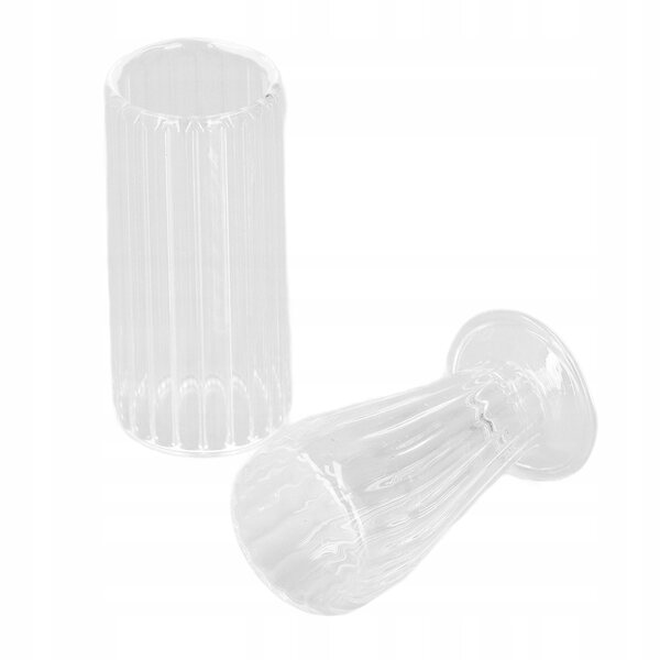 Mini vaso in vetro per casetta delle bambole 1:12 decorativo e realistico