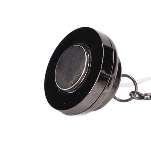 Lampadario LED 1:12 Nero per Casa delle Bambole con Luce Calda e Magnete