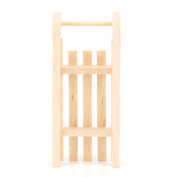 1:12 Miniatur-Holzmodell eines realistischen, handgefertigten Schlittens für das Puppenhaus