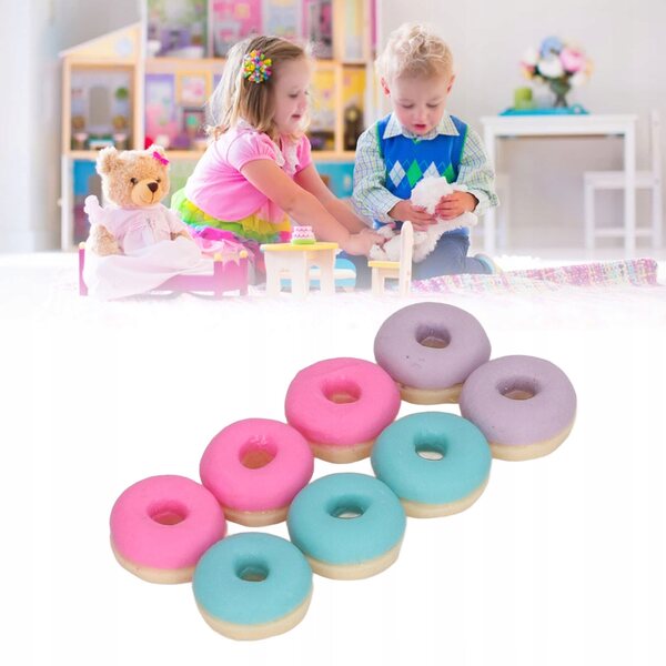 Set 5 Mini Torte 1/12 per Casa delle Bambole, Decorazioni Realistiche in Plastica