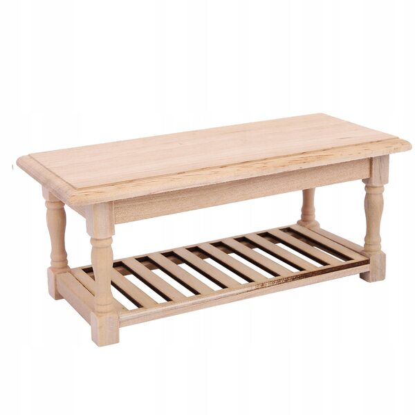 Mini Tavolo in Legno 1:12 per Casa delle Bambole, Modello Elegante e Durevole