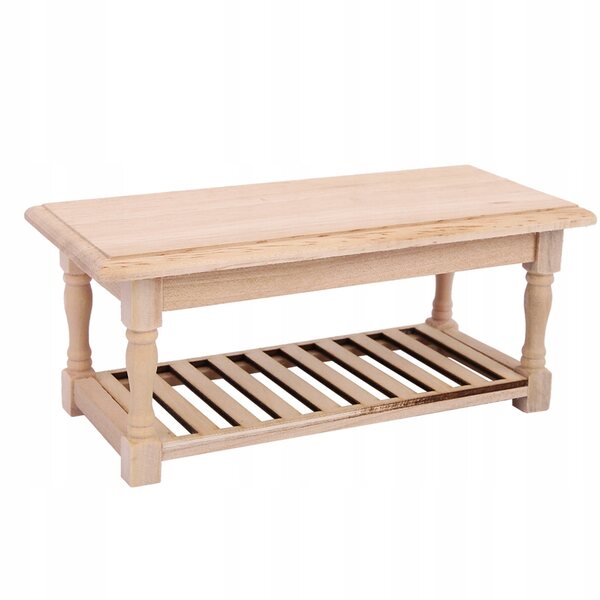 Mini Tavolo in Legno 1:12 per Casa delle Bambole, Modello Elegante e Durevole