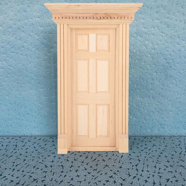 Miniature vintage 1:12 porte per mobili da camera per bambole decorazione