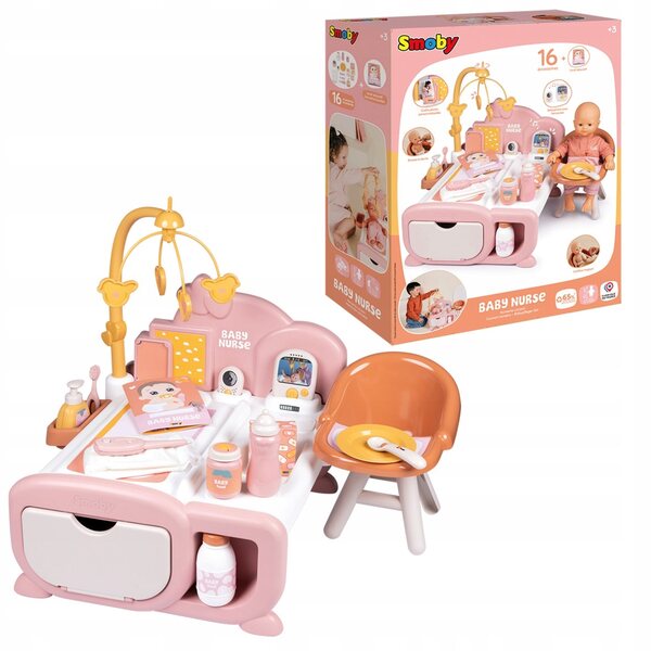 Smoby Baby Nurse Elektr. Kącik opiekunki