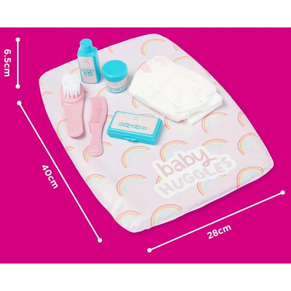 Puppenpflegeset mit Windelwechsel und Zubehör, Simba Baby Huggles