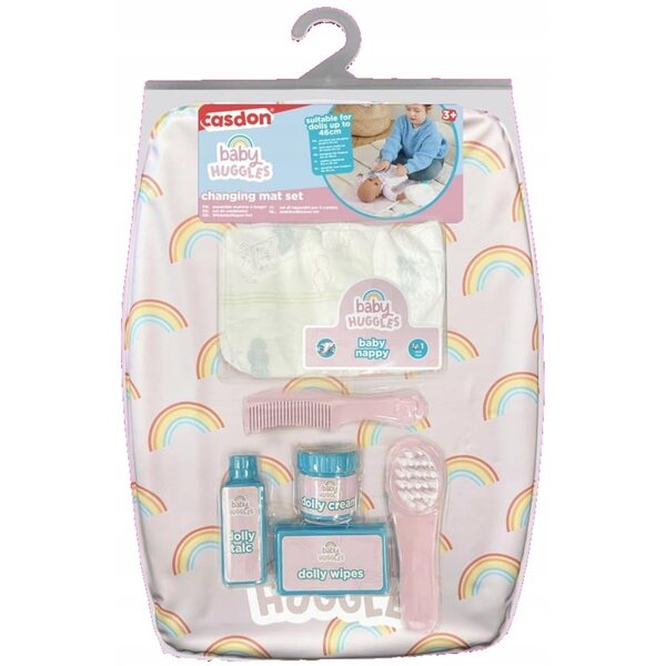 Puppenpflegeset mit Windelwechsel und Zubehör, Simba Baby Huggles