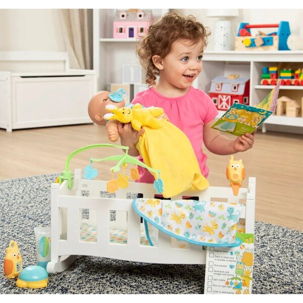 Melissa & Doug per bambini 3+ set per la cura delle bambole - mettere a dormire e prendersi cura