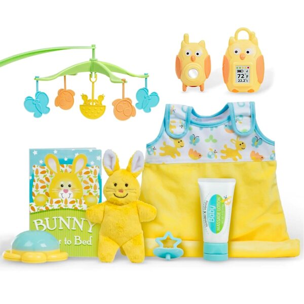 Melissa & Doug per bambini 3+ set per la cura delle bambole - mettere a dormire e prendersi cura