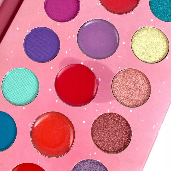 Kreatives Make-up-Set für Kinder mit bunter Palette und Spiegel, leicht zu waschen
