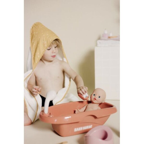 Smoby Baby Nurse Set vasca da bagno per bambole 42 cm con accessori inclusi