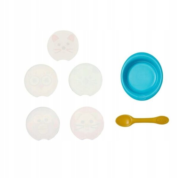 Baby Born Set di Pasti per Bambole con Piatti Magici e Cucchiaio
