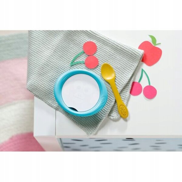 Baby Born Set di Pasti per Bambole con Piatti Magici e Cucchiaio