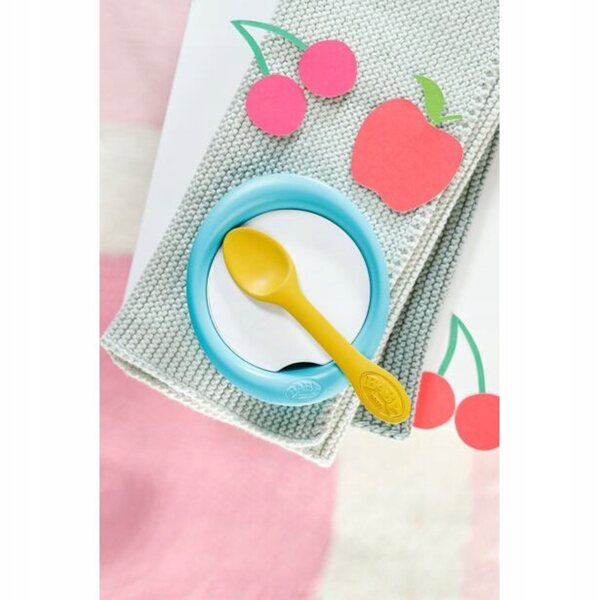 Baby Born Set di Pasti per Bambole con Piatti Magici e Cucchiaio