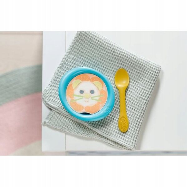 Baby Born Set di Pasti per Bambole con Piatti Magici e Cucchiaio