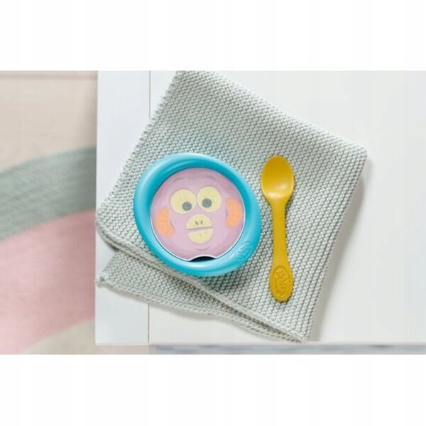 Baby Born Set di Pasti per Bambole con Piatti Magici e Cucchiaio
