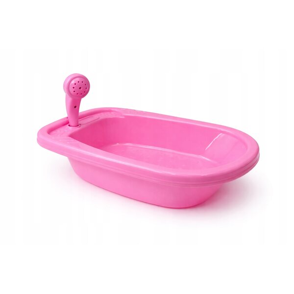 Badezimmerset für 40–45 cm große Puppen mit großer Badewanne und Zubehör