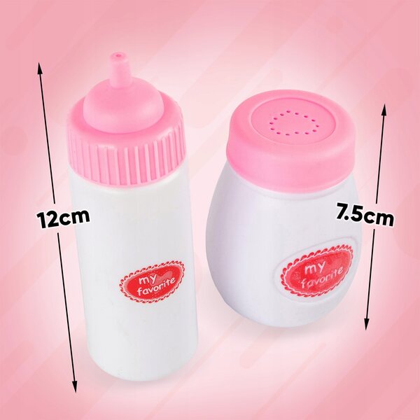 Kinderplay Puppenpflegeset mit Tasche, Matte, Flasche und Windel
