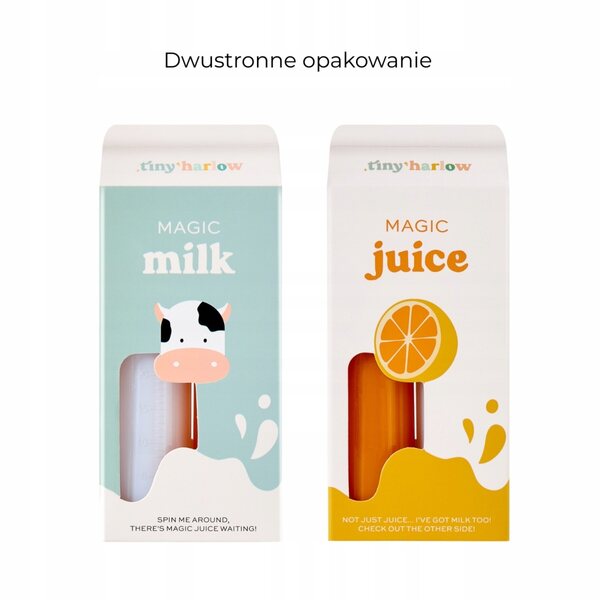 Set Tiny Harlow Magic Bottles für Puppen mit Milch und Saft 9,5 cm