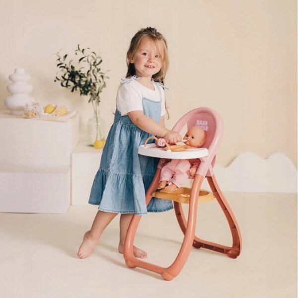 Smoby Baby Nurse Seggiolone per Bambole con Design Realistico e Sicuro per Bambini