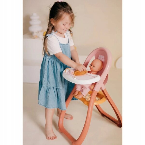 Smoby Baby Nurse Seggiolone per Bambole con Design Realistico e Sicuro per Bambini