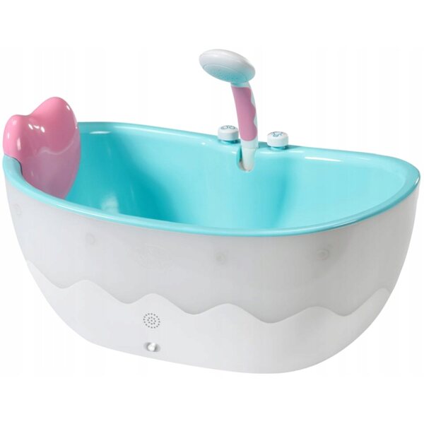 Vaschetta Baby Born con doccia e illuminazione LED per bambole 36-43 cm