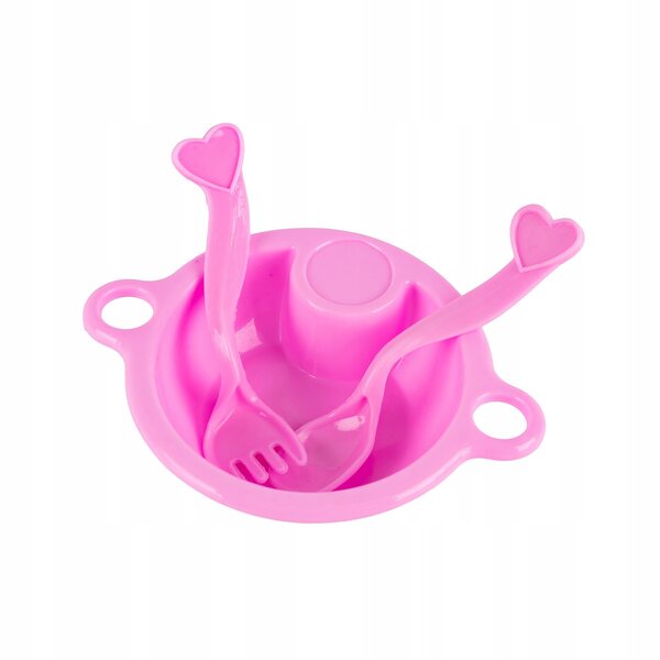 Ein Set Puppenpflegezubehör mit einer Kinderplay-Zauberflasche, 8-tlg.