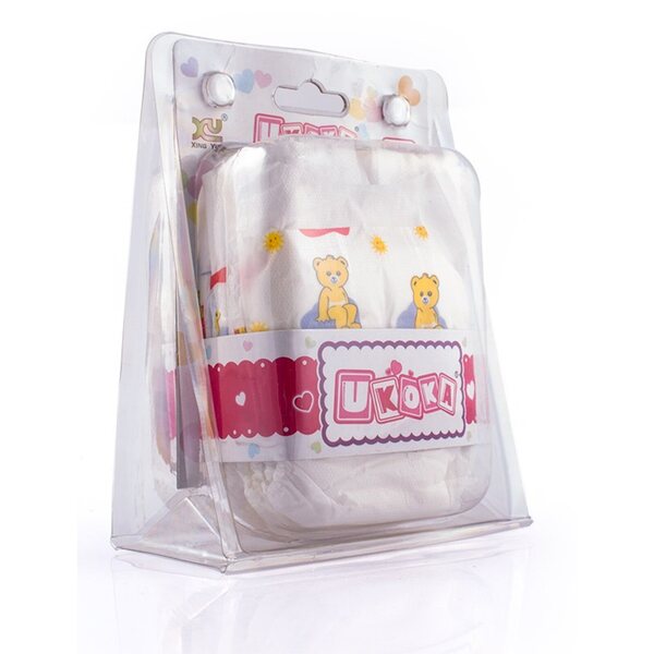 Set mit 5 weichen und farbenfrohen Pampers-Puppenwindeln, 30–40 cm