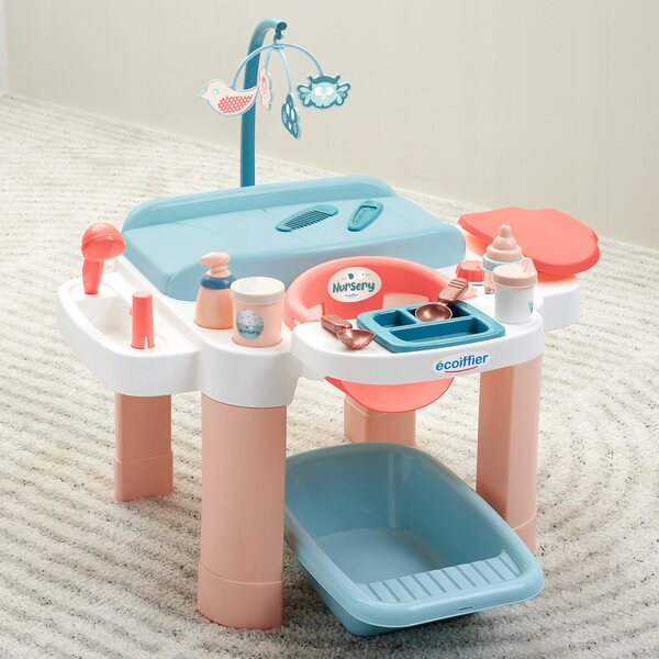 Babysitter's Corner Ecoiffier con Vaschetta e Fasciatoio per Bambole 18m+